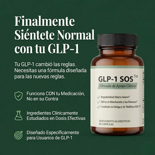 GLP-1 SOS™ – Menos efectos secundarios, más energía