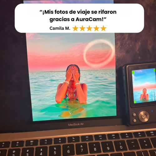 AuraCam™: La cámara digital estética de los años 2000