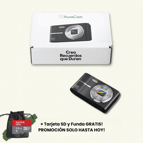 AuraCam™: La cámara digital estética de los años 2000