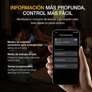 DeltaBattery - Batería de carga solar de 16.00W