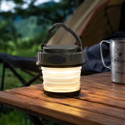 Lámpara plegable para acampada