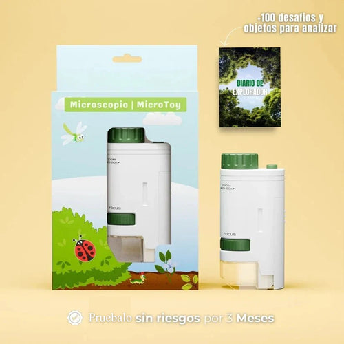 MicroExplorer 4K – Microscopio Portátil para Niños
